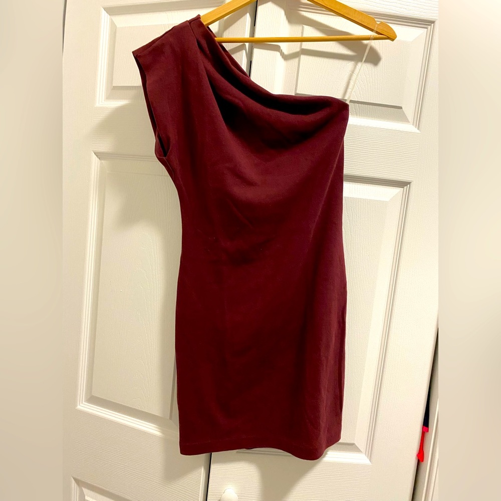 American apparel one shoulder dress medium